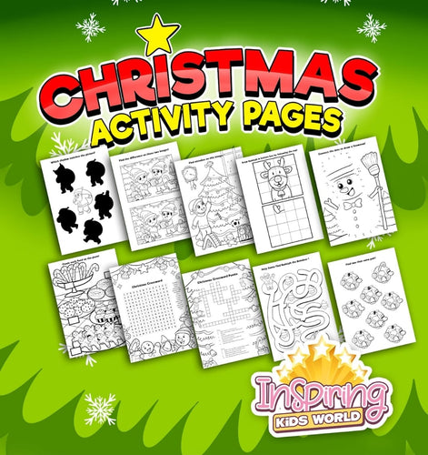 Christmas Activity Pages - Inspiring Kids World