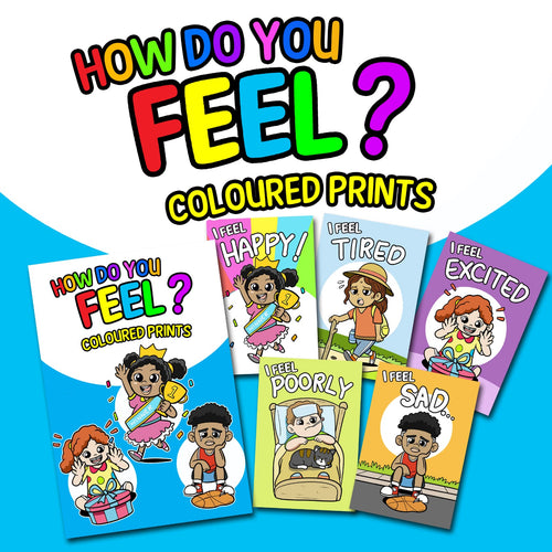How Do You Feel? (Laminated Prints) - Inspiring Kids World