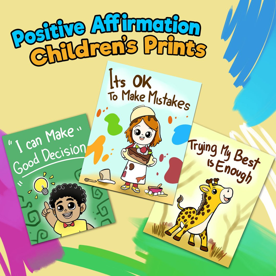 Positivity Print Collection (Printed) - Inspiring Kids World