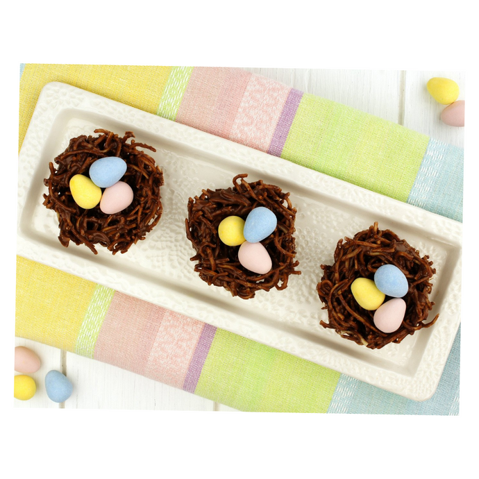 Easy Easter Egg Nests