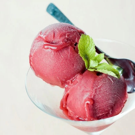 2 Ingredient Strawberry Sorbet