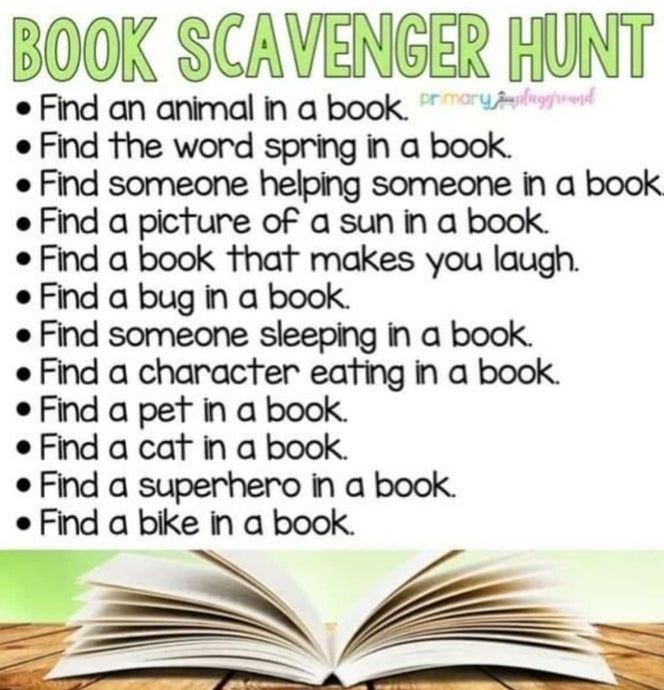 Book Scavenger Hunt
