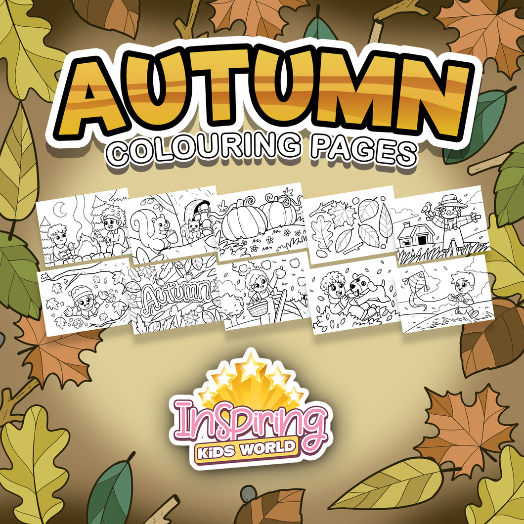 Autumn Colouring Pages