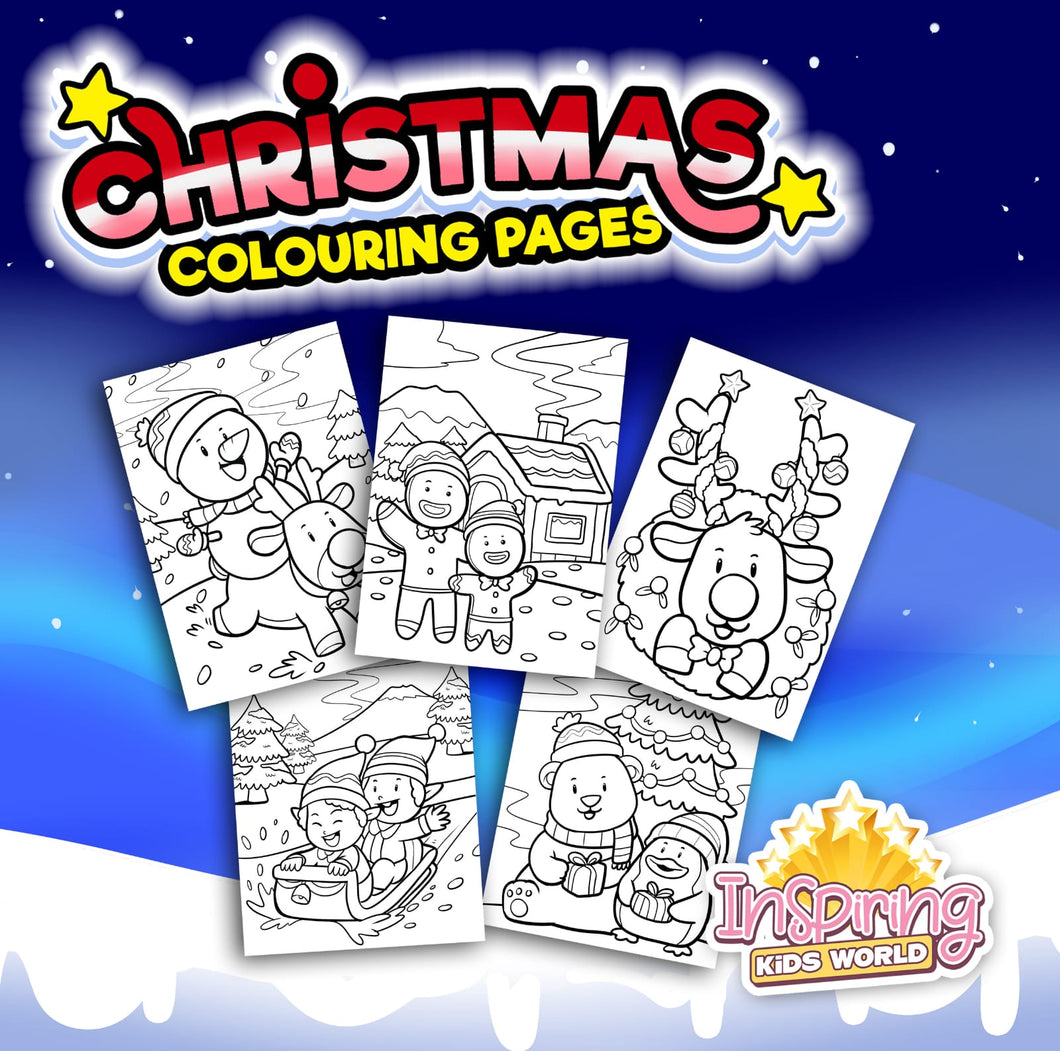 Christmas Colouring Pages - Inspiring Kids World