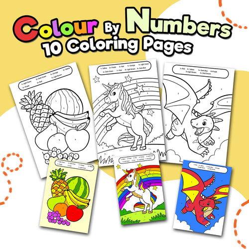 Colour By Numbers - Inspiring Kids World