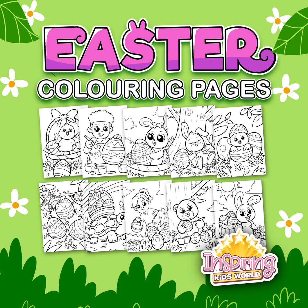 Easter Colouring Pages - Inspiring Kids World