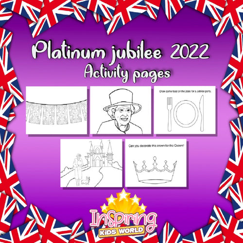 Queen's Jubilee Activity Pages (Free Download) - Inspiring Kids World