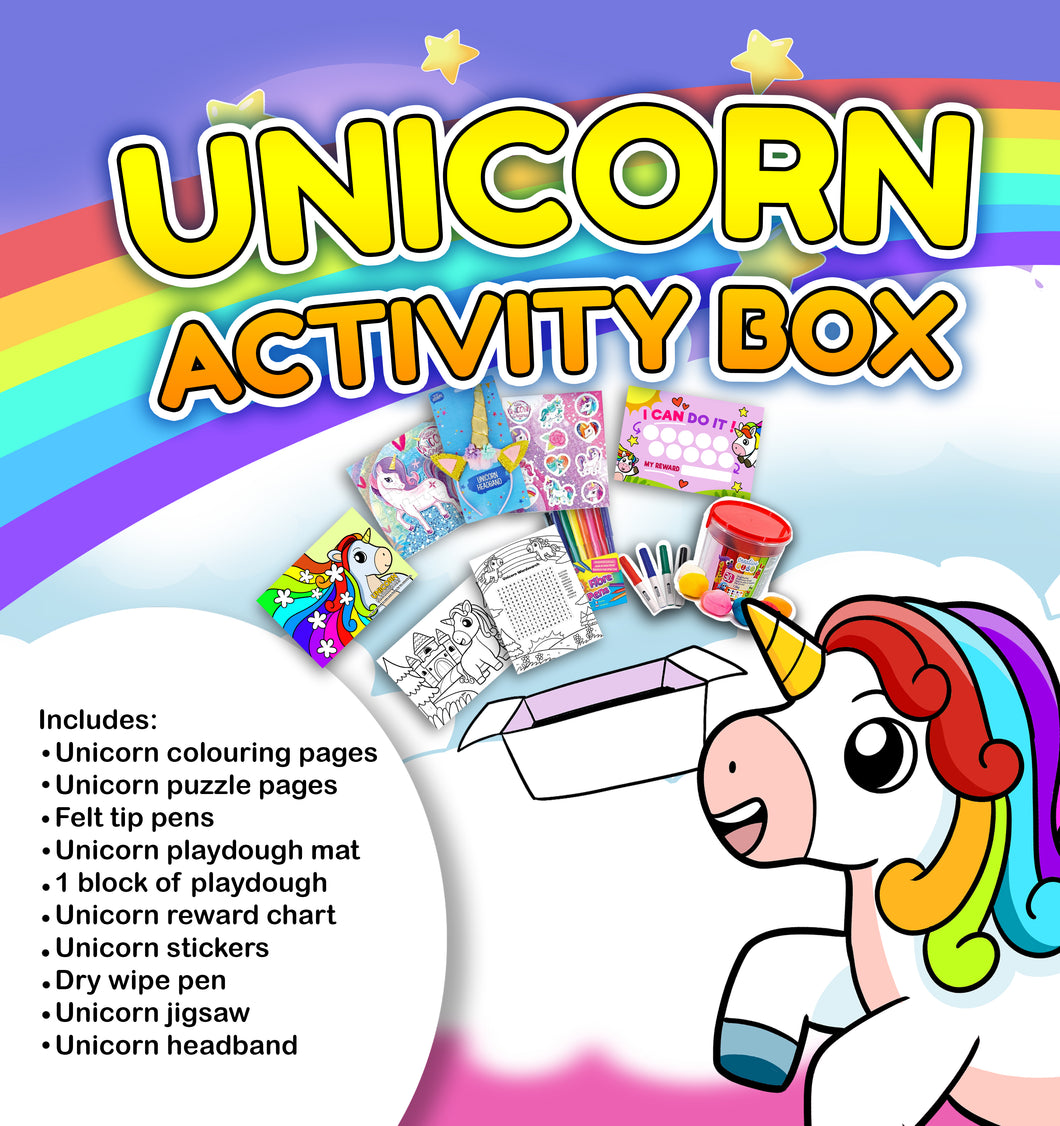 Unicorn Activity Box - Inspiring Kids World