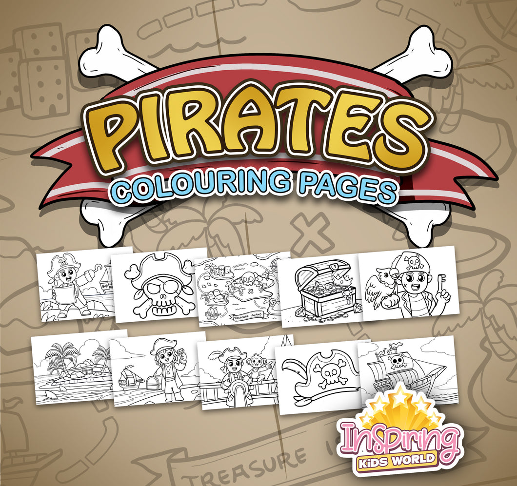 Pirates Colouring Pages