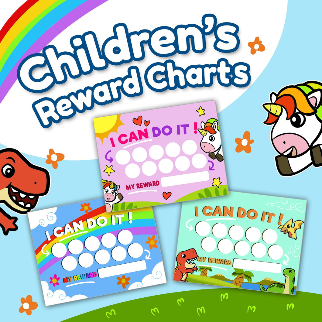 Children's Reward Charts - Fantasy Set (Printed) - Inspiring Kids World