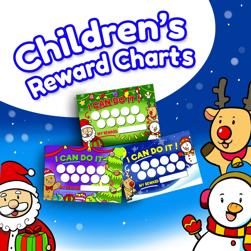 Children's Reward Charts - Christmas Set (Downloadable) - Inspiring Kids World