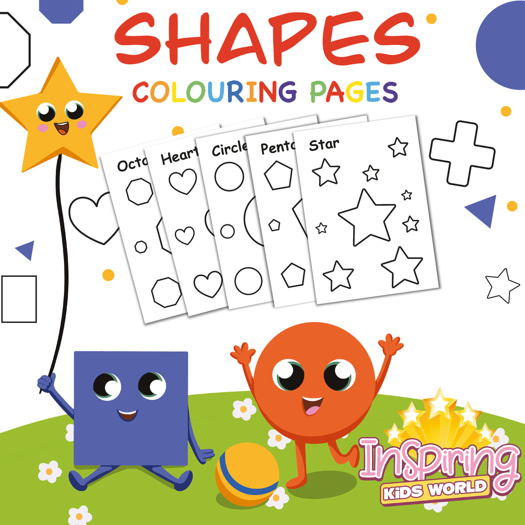 Shapes Colouring Pages