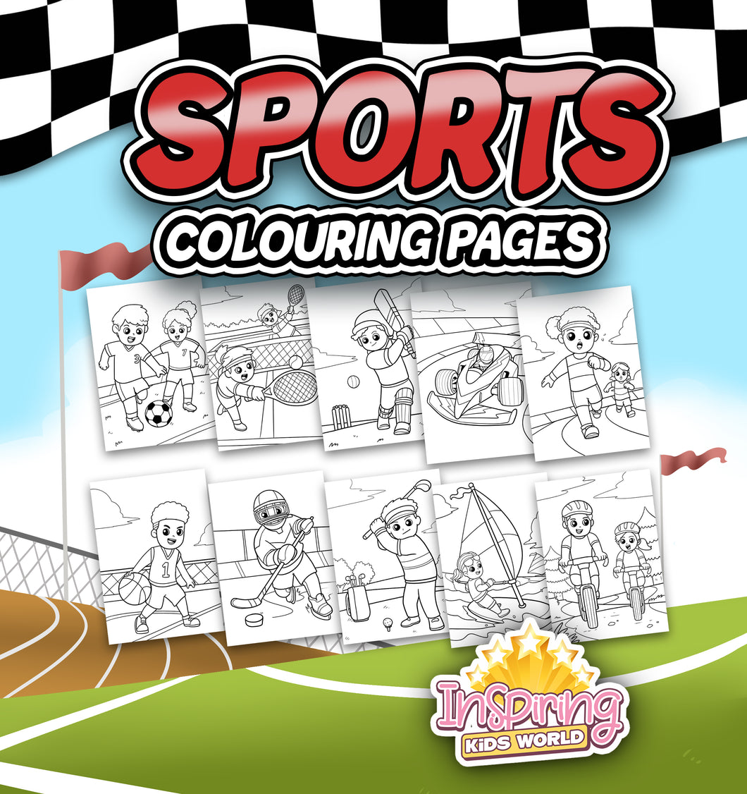 Sports Colouring Pages