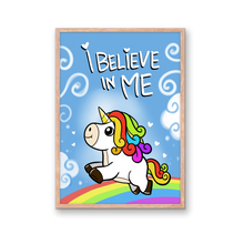 Load image into Gallery viewer, Unicorn Positivity Print - Inspiring Kids World
