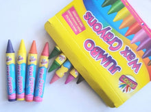 Load image into Gallery viewer, Jumbo Wax Crayons (Pack of 12) - Inspiring Kids World
