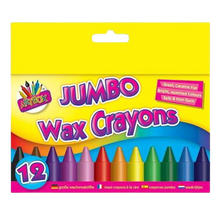 Load image into Gallery viewer, Jumbo Wax Crayons (Pack of 12) - Inspiring Kids World
